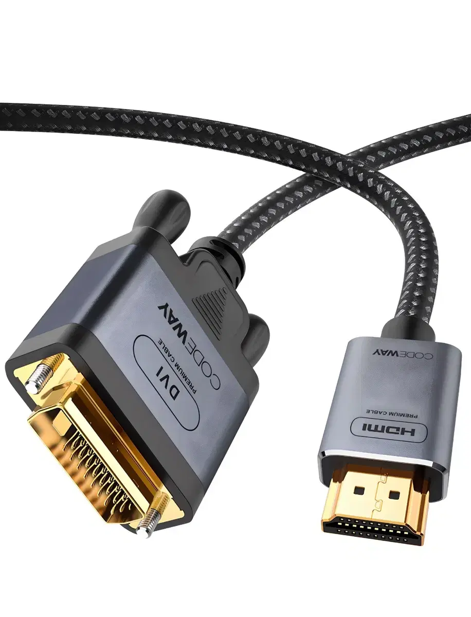 코드웨이 HDMI to DVI 모니터 케이블 4K 60Hz